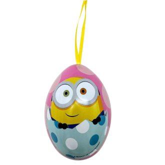 Fém tojás csokis keksszel 10g Minyonok Bob