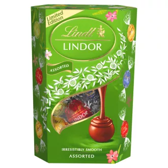 Lindor csokoládé golyók 200g green díszdobozban