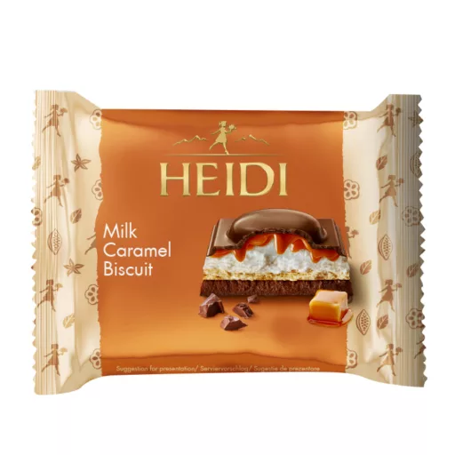 Heidi tejcsokoládé 55g Caramel Biscuit