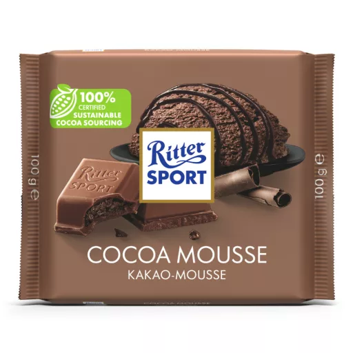 Ritter Sport tejcsokoládé 100g kakaomousse töltött