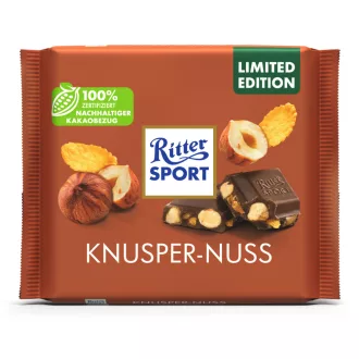 Ritter Sport tejcsokoládé 100g knusper nuss