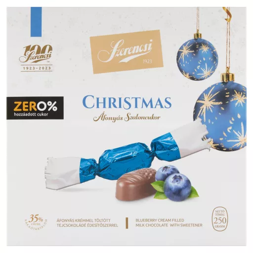Szerencsi Zero% Christmas áfonyás szaloncukor 250 g