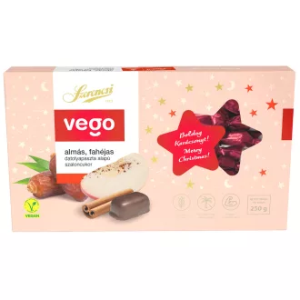   Szerencsi szaloncukor 250g fahéjas-almás étcsokoládéval mártott Vegan HCN