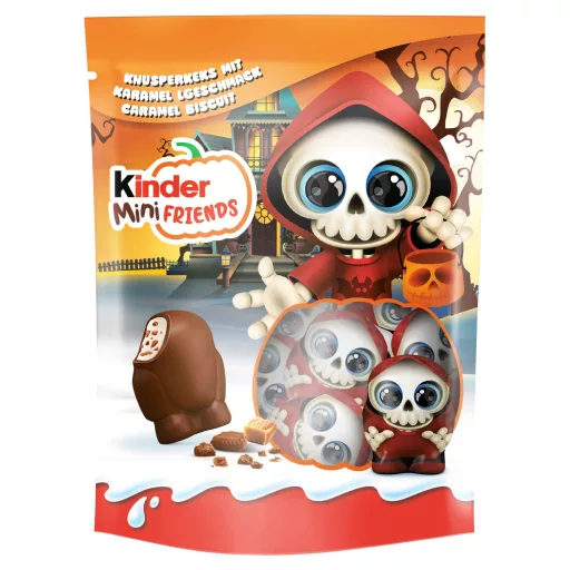 Kinder Mini Friends Caramel tejcsokoládé figurák tejes krémmel 122 g