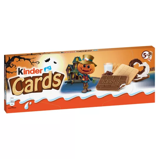 Kinder Cards ropogós ostya tejes és kakaós töltelékkel 128 g