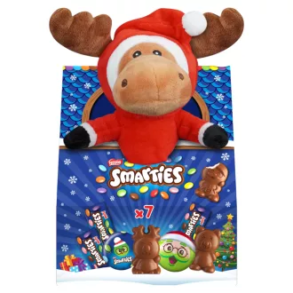 Smarties karácsonyi ajándékcsomag plüssel 95 g