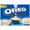 Oreo vaníliaízű töltelékkel töltött kakaós keksz fehér bevonómasszával mártva 246 g