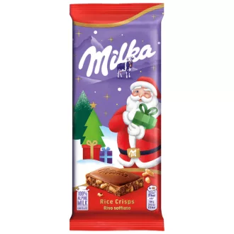 MILKA MILK WITH RICE CRISPIES TÁBLÁS CSOKOLÁDÉ 90 g