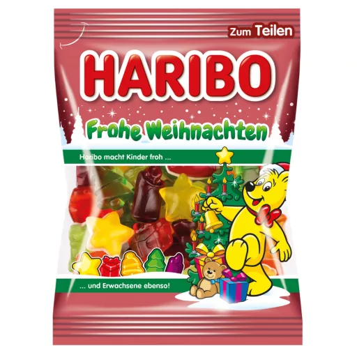 Haribo gumicukor 200g Frohe Weihnachten