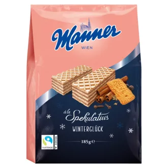   Manner ropogós ostyaszeletek mandulás-karamellás krémtöltelékkel 185 g 