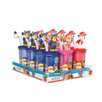   Relkon Drink&Go kulacs cukorkával 10g Paw Patrol - Skye (rózsaszín)