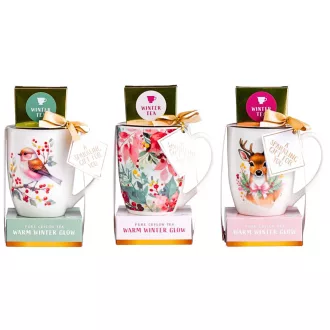   Becky's fekete tea 4x2g citromfűvel és gyógynövényekkel, bögrével 880231 többféle