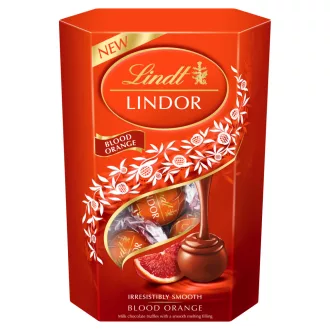   Lindt Lindor tejcsokoládé praliné lágyan olvadó vérnarancsos töltelékkel 200 g