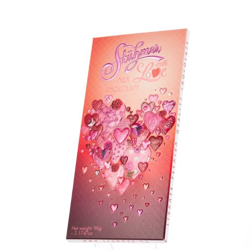 Stühmer táblás tejcsokoládé 90g - Szívek