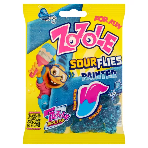 Zozole málnaízű savanyú gumicukor 75 g