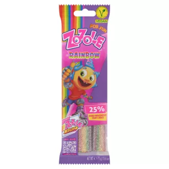   Zozole szivárványszínű gyümölcsízű szupersavanyú gumicukor 75 g
