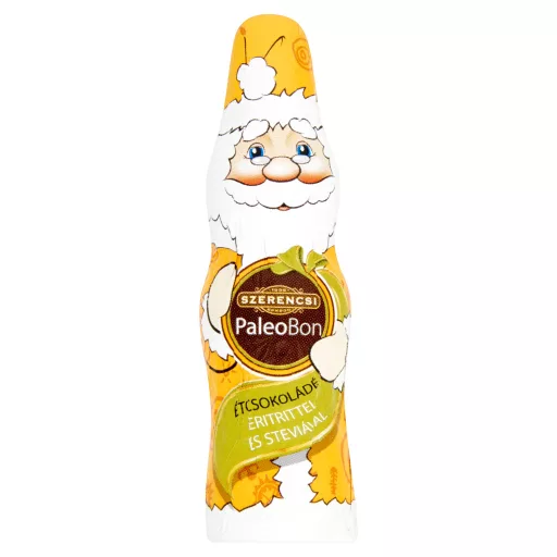 Szerencsi PaleoBon Mikulás étcsokoládé figura eritrittel és steviával 18 g