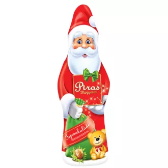 Piros Mogyorós mikulás figura 50g tejcsokoládé