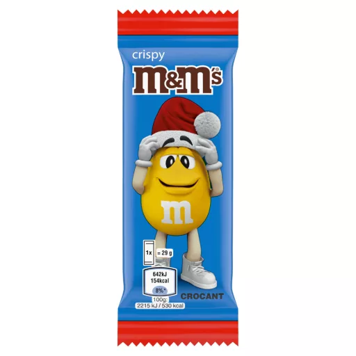 M&M's drazsé 29g crispy Mikulás