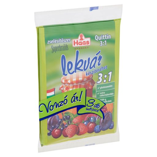 Haas Quittin 3:1 zselésítőszer lekvár készítéséhez 3 x 25 g