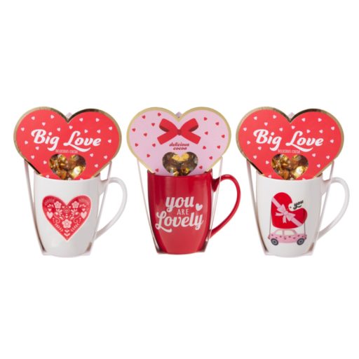 Becky's valentin napi bögre csokibonbonnal (50g) 996516