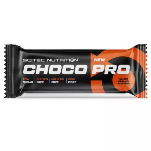 Scitec Choco Pro fehérje szelet 50g salted caramel