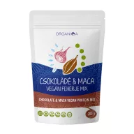 Organiqa Bio Vegán csokoládé-maca fehérje mix 200 g