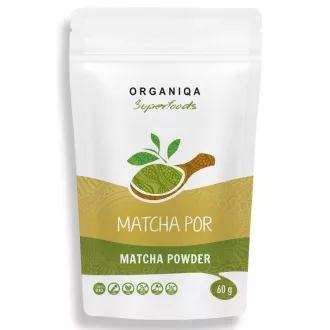 Organiqa Superfoods 100% BIO, nyers matcha por 60 g