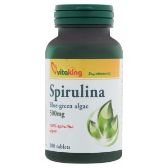   Vitaking Spirulina alga étrend-kiegészítő tabletta 200 db 100 g