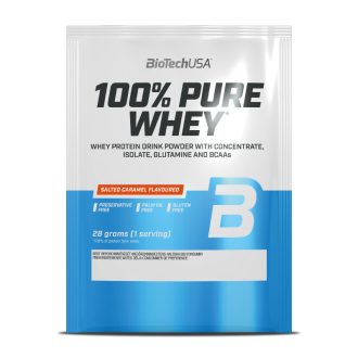 BioTechUSA fehérjepor 28g sós karamell 100% pure whey