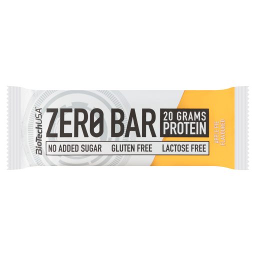 BioTechUSA Zero Bar almás pite ízű fehérjeszelet édesítőszerekkel 50 g