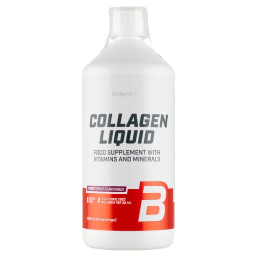 BioTechUSA étrend-kiegészítő ital 1l Collagen Liquid erdei gyümölcs