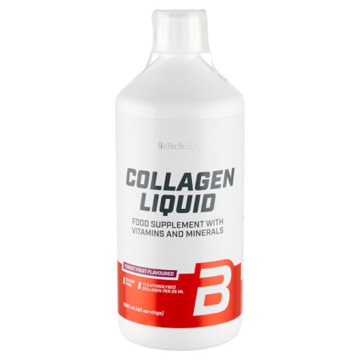 BioTechUSA étrend-kiegészítő ital 1l Collagen Liquid erdei gyümölcs