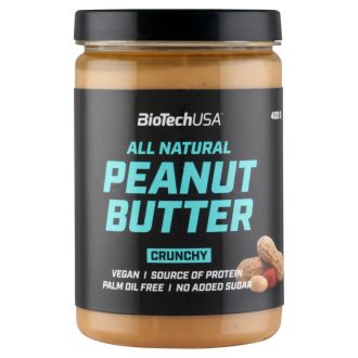 BioTechUSA mogyoróvaj 400g Crunchy