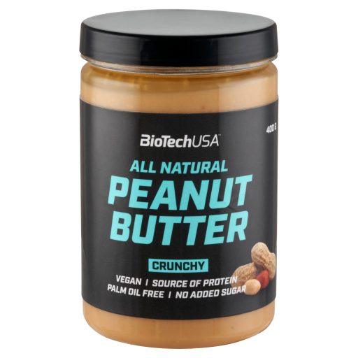 BioTechUSA mogyoróvaj 400g Crunchy