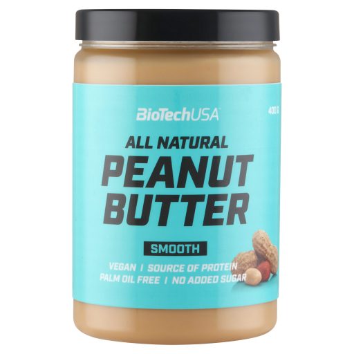 BioTechUSA Smooth Peanut Butter krémes mogyoróvaj 400 g
