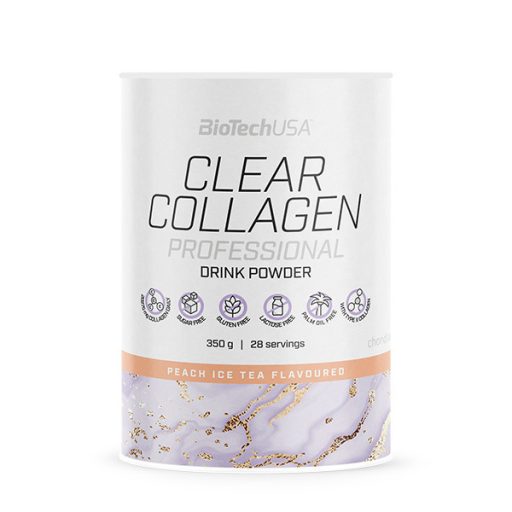 BioTech USA italpor 350g Clear Collagen Professional barackos ice tea
