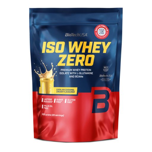 BioTech USA fehérjepor 500g catalan caramel iso whey zero