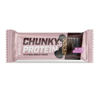 BioTech USA Chunky fehérje szelet 50g Black Biscuit