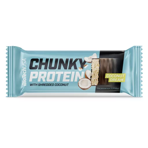BioTech USA Chunky fehérje szelet 50g Coconut Dream