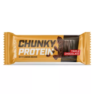 BioTech USA Chunky fehérje szelet 50g Triple Chocolate