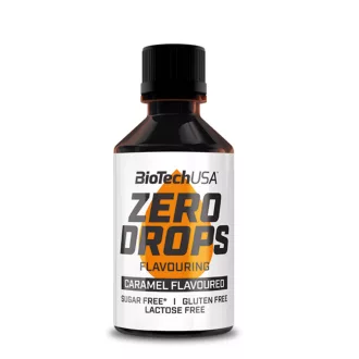 Biotech USA ízesítő cseppek 50ml karamell Zero Drops