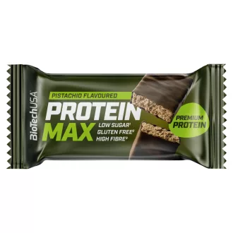   BioTechUSA Protein Max pisztácia ízű bevont fehérjeszelet édesítőszerekkel 45 g