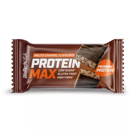 BioTech USA Protein Max fehérje szelet 45g sós karamell