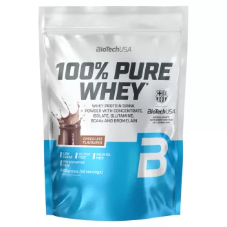   BioTechUSA 100% Pure Whey csokoládé ízesített fehérje italpor édesítőszerrel 400 g