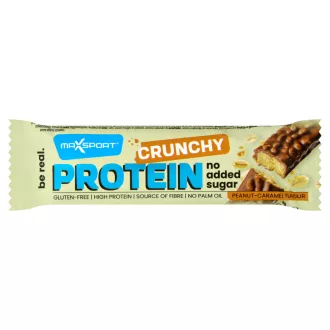   Max Sport protein szelet 40g mogyoró-karamell Crunchy HCN gluténmentes