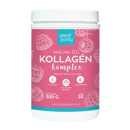 IdealBody kollagén komplex italpor 300g málnás ízű