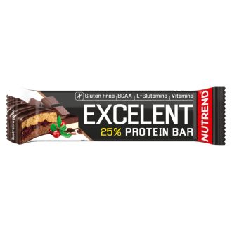 Nutrend Excelent fehérje szelet 85g csoki-nugát