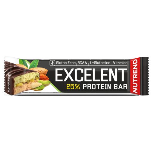 Nutrend Excelent fehérje szelet 85g mandula-pisztácia