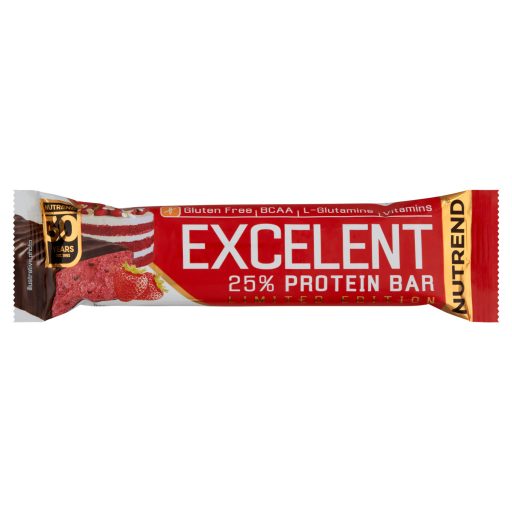 Nutrend Excelent fehérje szelet 85g epertorta Limited Edition